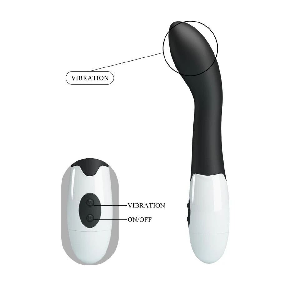 PRETTY LOVE - BISHOP G-SPOT VIBRATOR 30 MODI SCHWARZ